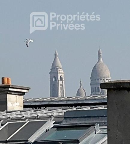 75008 Paris - COUP DE COEUR - Chambre de bonne - 8.13 m2 - 20m3 -  VUE SACRÉ-COEUR