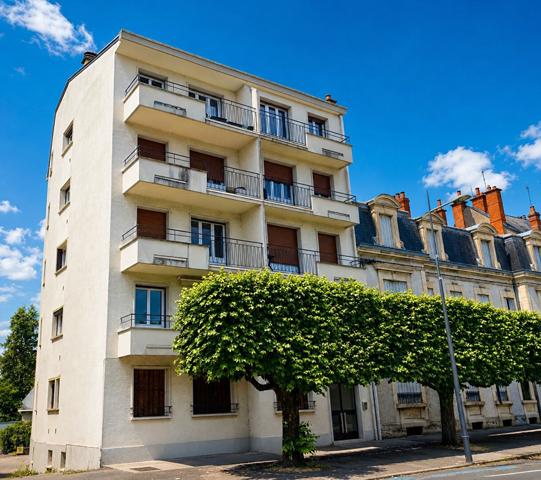 Appartement 2 pièces centre ville 2h de Paris résidence, ascenseur, commerces, investissement locatif