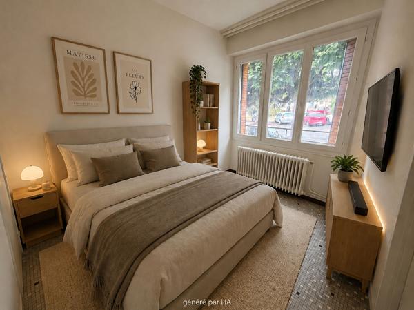 Appartement 2 pièces centre ville 2h de Paris résidence, ascenseur, commerces, investissement locatif