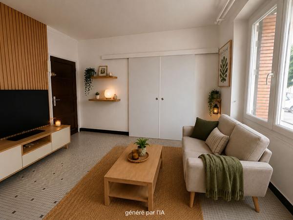Appartement 2 pièces centre ville 2h de Paris résidence, ascenseur, commerces, investissement locatif