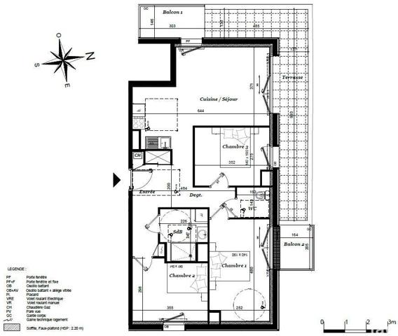 Appartement 4 pièces de 75 m² à Langueux (22360)