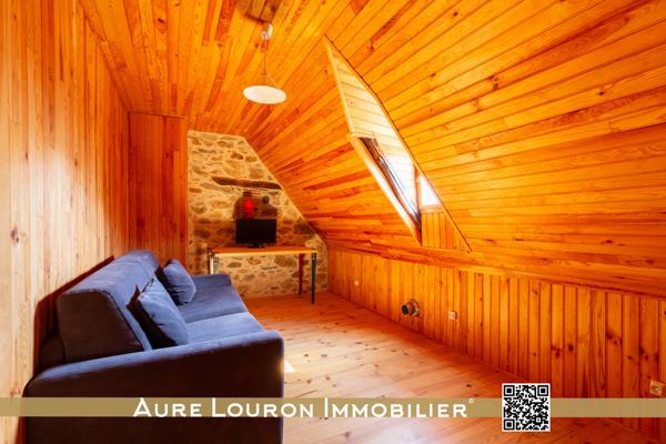 Hèches (65250) GRANGE PYRENEENNE 5 PIECES ±125M² AVEC DEPENDANCES AUX PORTES DES VALLEES D'AURE ET LOURON