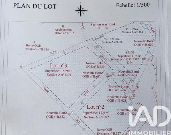 Terrain à vendre 1 569 m² Razès