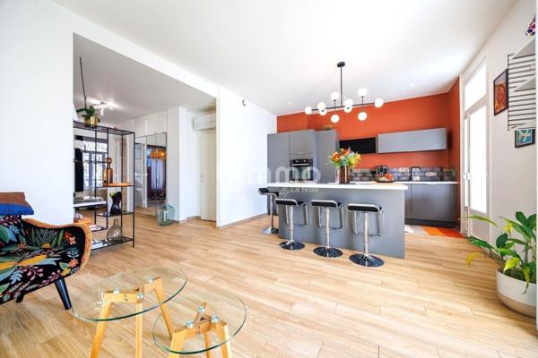 Marseille 7ème / Appartement rénové / Terrasse Véranda