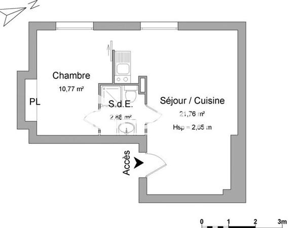 Location Appartement 2 pièces 35.41 m² - RUE DU PORT Noirmoutier En L Ile 85330