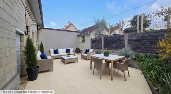 Maison de 76m2, 2 chambres sur une parcelle de 441m2