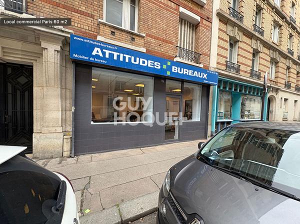 À VENDRE ? MURS COMMERCIAUX 60 m² ? Rue de Wattignies, Paris 12e