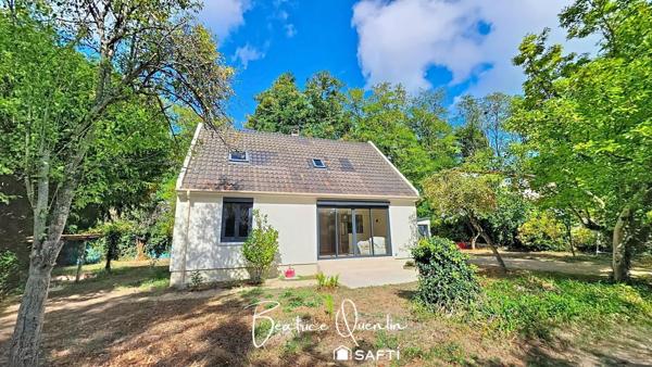 Maison rénovée, plain-pied, 900 m2, RER C à pied