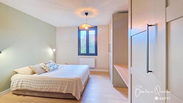 Maison rénovée, plain-pied, 900 m2, RER C à pied