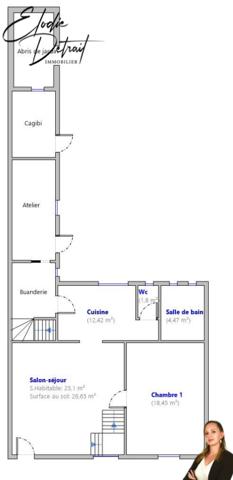 Maison 5 pièces - 80 m² Exclusivité efficity