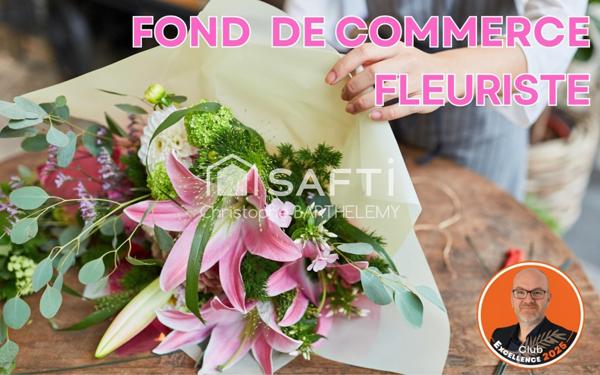 Fond de commerce vente de fleurs au detail