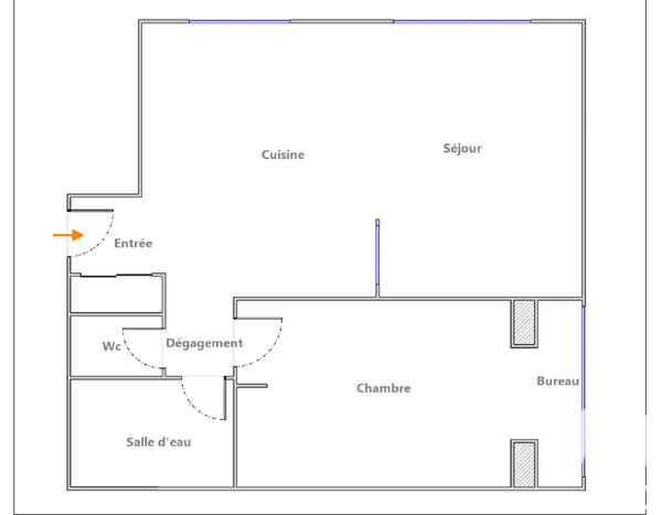 Appartement à vendre 3 pièces 62 m² Montreuil