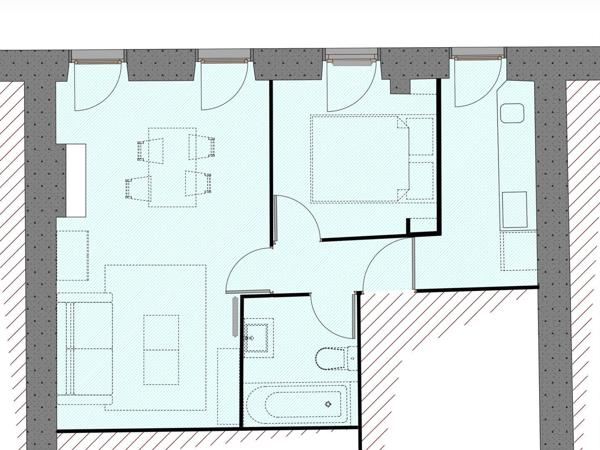 Location appartement Marseille 04 - 2 pièce(s) - 34 m² - 750 €/mois