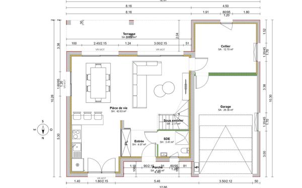 Maison à vendre    5 pièces •  Colombier-Saugnieu