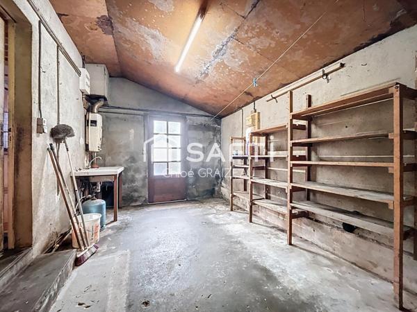 Maison de plain-pied, 89 m² habitables, garage