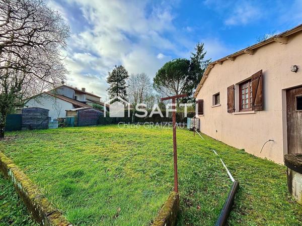 Maison de plain-pied, 89 m² habitables, garage