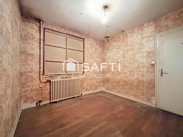 Maison de plain-pied, 89 m² habitables, garage