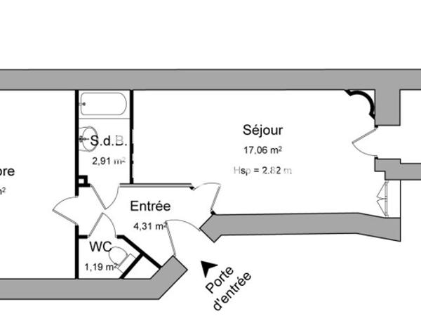 Location Appartement 2 pièces 52.37 m² - 84 RUE CHARLES III Nancy 54000