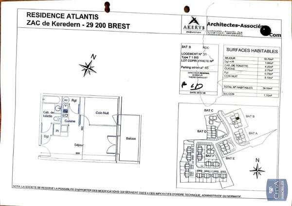 Appartement à louer 1 pièce 36.1m²