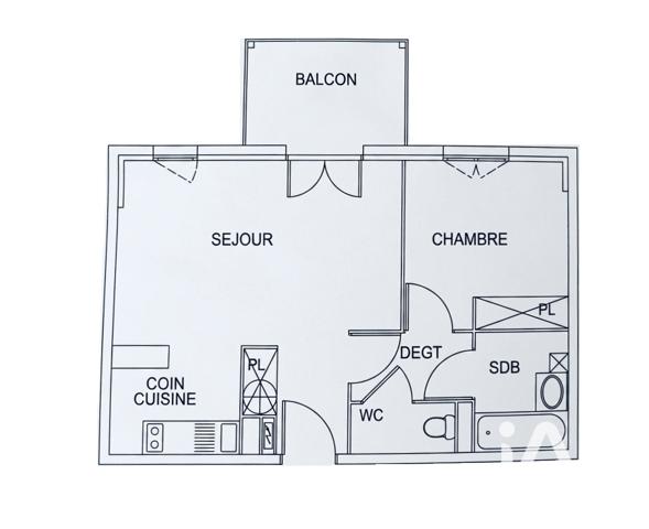 Appartement à vendre 2 pièces 41 m² La Rivière-Saint-Sauveur