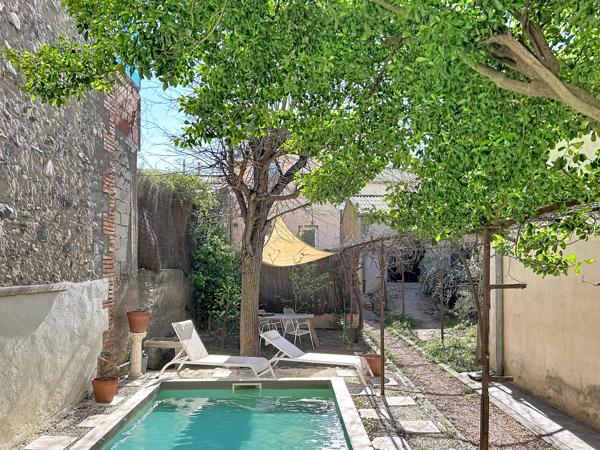 coup de cœur- maison de village avec piscine et garage à Ille-sur-Têt