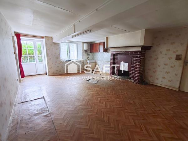 Maison à rénover-10min St Hilaire du H-1200m² jardin