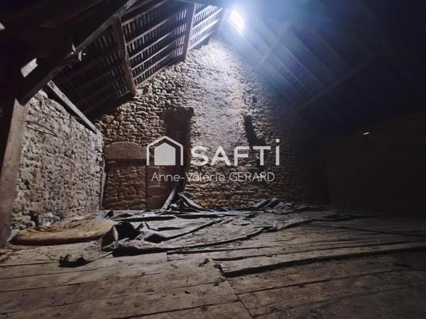 Maison à rénover-10min St Hilaire du H-1200m² jardin