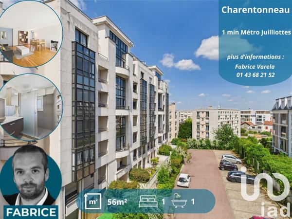 Appartement 2 pièces de 56 m² à Maisons-Alfort (94700)