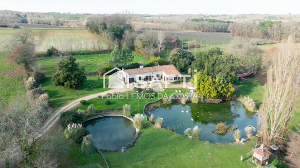 BÂTISSE PIERRE SUR PROPRIÉTÉ PRIVÉE DE 14 HECTARES