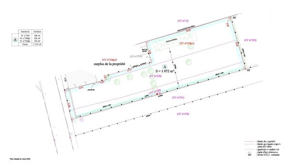 Terrain à vendre  1072 m2 HAZEBROUCK - 59