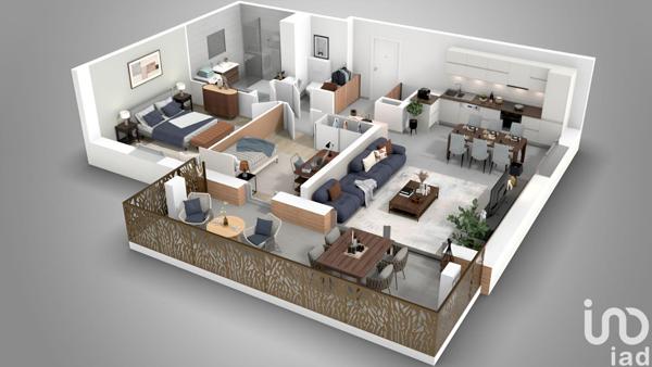 Appartement à vendre 3 pièces 64 m² Claix