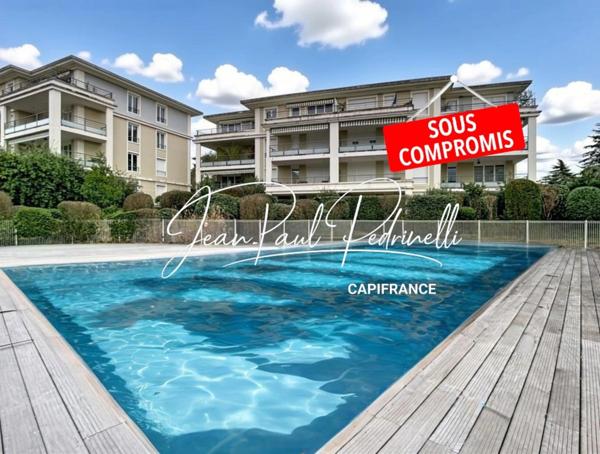 VOURLES - Appartement T3 de 67m² magnifique terrasse, résidence sécurisée avec piscine et parc