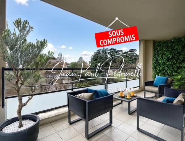 VOURLES - Appartement T3 de 67m² magnifique terrasse, résidence sécurisée avec piscine et parc