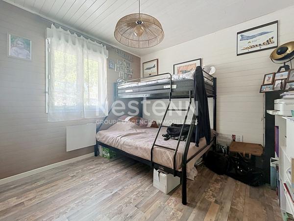 Maison ossature bois à vendre Noailles : 85 m2 habitable - 3 chambres - Triple Garage - Terrain arboré avec goût 1 200m2 - Vue imprenable