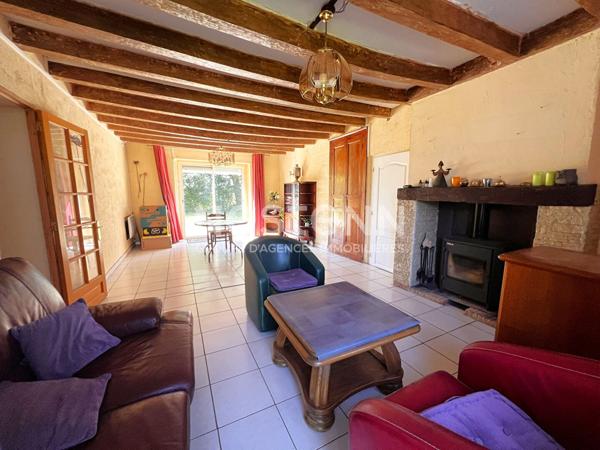 Maison à vendre sur Poulaines, 3 chambres, en campagne sur 1656 m² de terrain