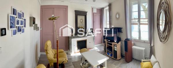 Maison de ville élégante et lumineuse de 92 m² sur deux niveaux, alliant charme et modernité, sans travaux.