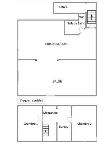 Location appartement 4 pièces 72 m² Bourron-Marlotte