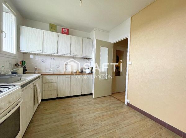 Rennes T4 84m2 garage cave jardin