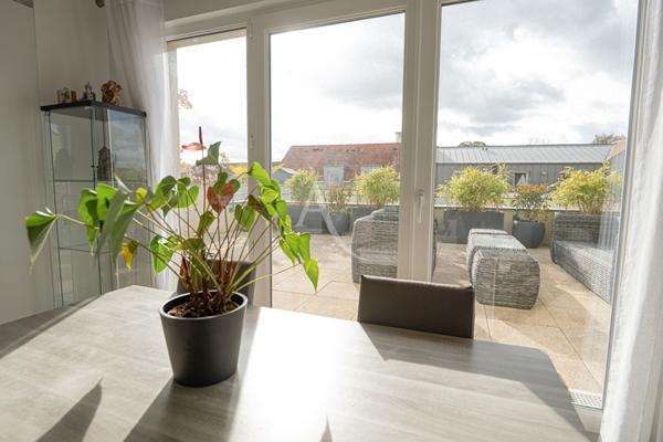 RARE À Chessy Bourg Magnifique T5 dernier étage avec terrasse de 117 m² !