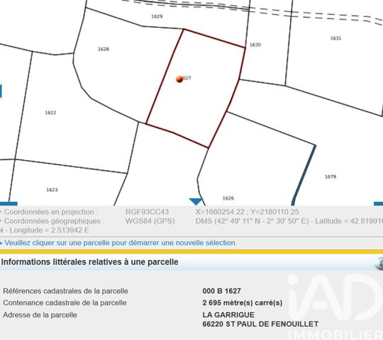 Terrain à vendre 5 805 m² Duilhac-sous-Peyrepertuse