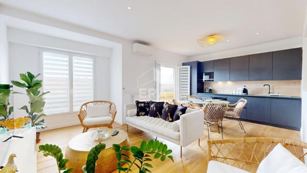 NICE - GAMBETTA / PARC IMPÉRIAL : MAGNIFIQUE 3 PIÈCES TRAVESRSANT AVEC BALCON