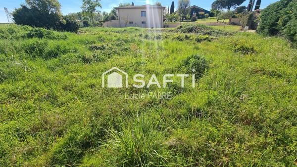 Terrain constructible 566M2 Aussonne au calme