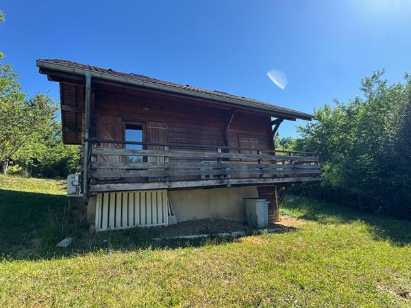 Chalet bois madrier Montmorot / 3 pièces / 2 chambres / 50 m²