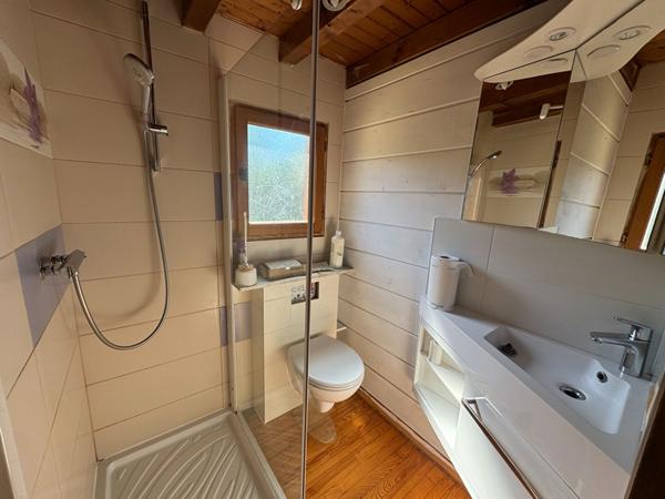 Chalet bois madrier Montmorot / 3 pièces / 2 chambres / 50 m²