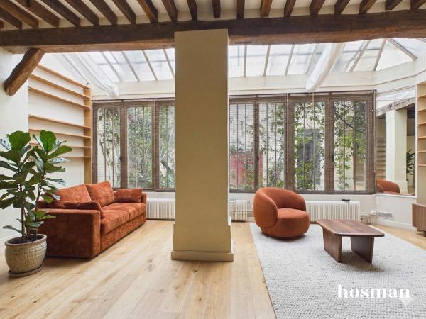 Appartement/Loft de 65.74m² - Profession libérale autorisée - cave - Jacques Bonsergent - Cité Hittorf, Paris