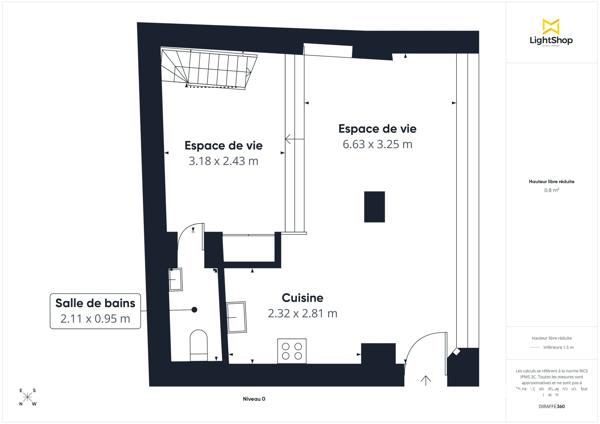 Appartement/Loft de 65.74m² - Profession libérale autorisée - cave - Jacques Bonsergent - Cité Hittorf, Paris