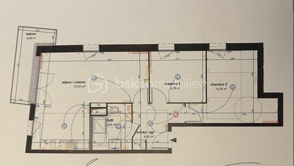 Appartement de 63 m²