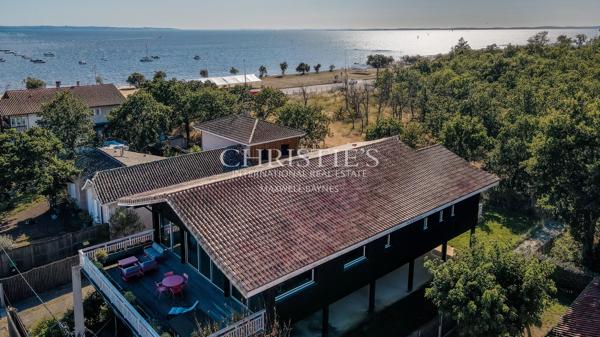 CASSY LANTON, villa bois d’architecte, vue Bassin