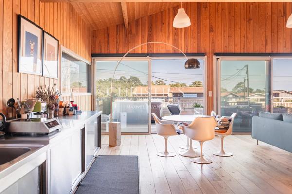 CASSY LANTON, villa bois d’architecte, vue Bassin