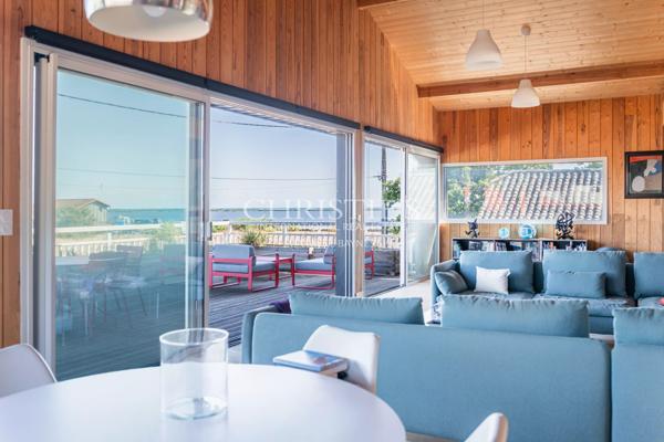 CASSY LANTON, villa bois d’architecte, vue Bassin